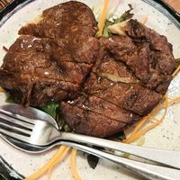 mock duck with plum sauce at Golden Lotus Vegan in Newtown