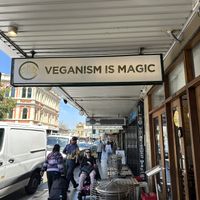 Sign !  at Golden Lotus Vegan in Newtown