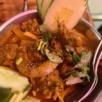 Chicken curry  at Golden Lotus Vegan in Newtown