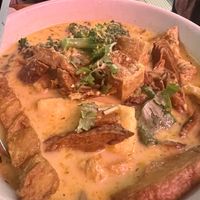 Laksa  at Golden Lotus Vegan in Newtown