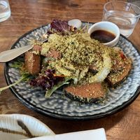 Fish lemongrass at Golden Lotus Vegan in Newtown