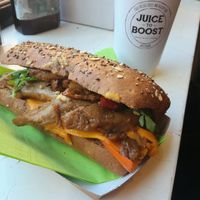 Wild vegan sub at Coco's Corner Shop in Amsterdam