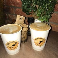 Soya lattes to go at Coco's Corner Shop in Amsterdam