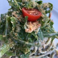 zucchini 'pasta' at Art of Raw at The Garden Lounge in Zadar