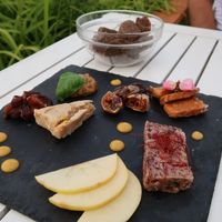 Cheese platter - SO GOOD at Art of Raw at The Garden Lounge in Zadar