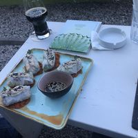 Spring rolls - delicious! at Art of Raw at The Garden Lounge in Zadar