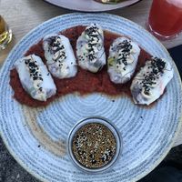 Spring rolls at Art of Raw at The Garden Lounge in Zadar