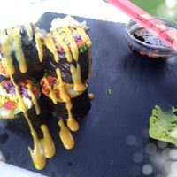 Sushis... just delicious.... at Art of Raw at The Garden Lounge in Zadar