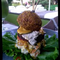 Burger , Mmmmmmmm... at Art of Raw at The Garden Lounge in Zadar