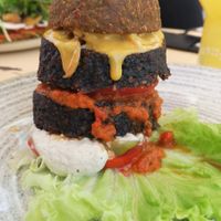 Burger at Art of Raw at The Garden Lounge in Zadar