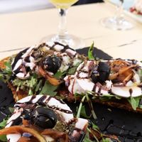 Pizza at Art of Raw at The Garden Lounge in Zadar