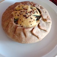 Tarta de acelga, tofu y queso veganius. Riquísima at Veganius in Buenos Aires