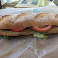 El sándwich milanesa de seitan at Veganius in Buenos Aires