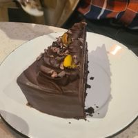 chocolate tart at Veganius in Buenos Aires
