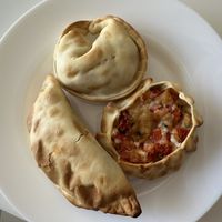 Selection of empanadas  at Veganius in Buenos Aires