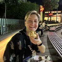 jamón y queso empanada  at Veganius in Buenos Aires