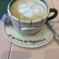Latte   at Veganius in Buenos Aires