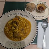 Locro vegano at Veganius in Buenos Aires