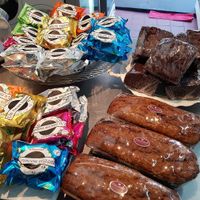 Alfajores y cuadrados dulces at Veganius in Buenos Aires