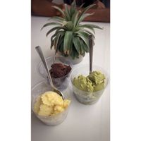 House made coconut based ice cream at Smokey's The Brownie Bar in Colombo