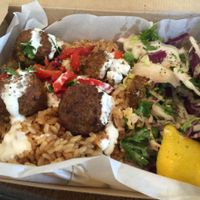 falafel box  at LEON - Bankside in South East London