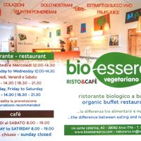 Restaurant flyer at Bio Essere in Arco