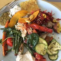 Vegan buffet   at Bio Essere in Arco