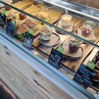 Many vegan options both sweet and savory at Bio Essere in Arco