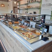 Self service area at Bio Essere in Arco