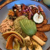 Vegan bowl  at Green Room Cafe in Jaco