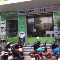 Entrance to Hieu Sieu Vegan Restaurant at Hieu Sinh Vegetarian Restaurant in Hanoi