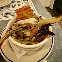 Spicy lentils  at Superiority Burger in New York City
