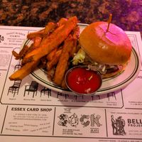 Vegan Burger and Fries at Superiority Burger at Superiority Burger in New York City