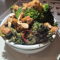 Burnt broccoli salad  at Superiority Burger in New York City