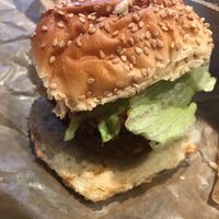 The superiority burger at Superiority Burger in New York City