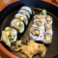 Yasai roll & sweet potato roll at Yosaku in Portland