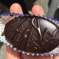 Mini chocolate cake at Pasticceria Gualtieri in Florence