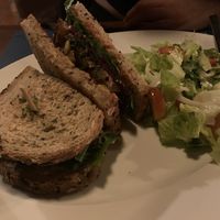 Eggplant sandwich  at Haven in Siem Reap