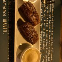 Carrot cake with passion fruit sorbet  at Haven in Siem Reap