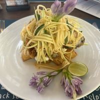 Banana blossom   at Haven in Siem Reap