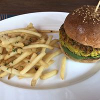 Pumkin Burger :-) at Haven in Siem Reap