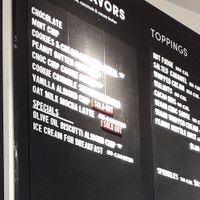 Vegan flavors at Van Leeuwen Ice Cream - Manhattan Ave in Brooklyn