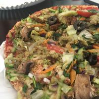 Fallafel Pizza at Falafel in Guadalajara