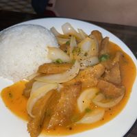 Soy chicken in coconut  at Red Chilli in Hue