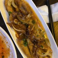 Coconut chicken - so good!  at Red Chilli in Hue