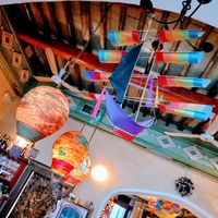 Love the decorations !! at Appaloosa in Mykonos