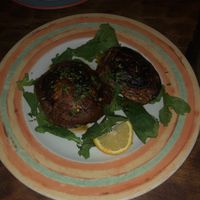 Grilled Portobello Mushrooms at Appaloosa in Mykonos