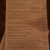 Menu 1/3 at Appaloosa in Mykonos