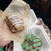 chocolate cherry croissant and mint chocolate cookie   at Jodi Bee Bakes in Salem