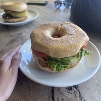 Buffalo bagel  at Jodi Bee Bakes in Salem